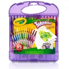 Set Lapices Para Colorear 65 Piezas Crayola Twistables 