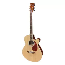 Guitarra Electroacustica Rodriguez Ro-4cse2 Con Corte Y Eq