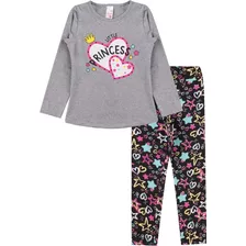 Kit 2 Conjuntos Infantil Menina Meia Estação Roupa Inverno