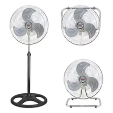 Pack X2 Ventiladores 3-1 Cuori Vento Pie Piso Pared 3vel 60w