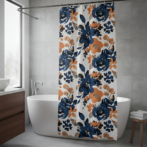 Cortina De Baño En Tela