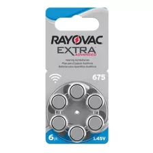 Pilas Rayovac Para Audifonos 675 6 Unidades