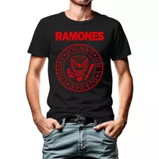 Camiseta Ramones Banda De Rock Punk Clássico Camisa