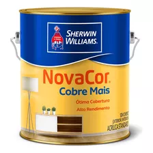 Pinturas Sherwin Williams Novacor Cubre Mas Bco. 3,6 Litros