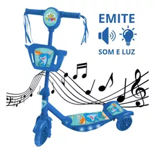 Patinete Infantil Musical Com Luz E Som Azul Zoop Toys