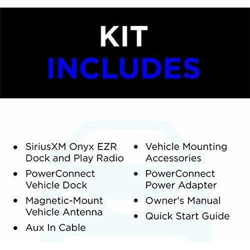 Radio Satelital Siriusxm Sxezr1v1 Onyx Ezr Con Kit De Vehcu Foto 6