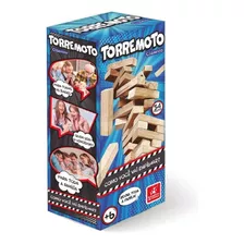 Jogo Para Família Inteira Blocos Madeira Torremoto 54 Pcs