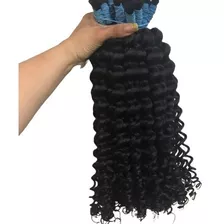 Cabelo Humano P/ Mega Hair Cacheado 50/55cm - 50g