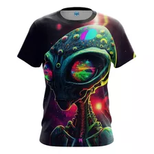 Camisa Camiseta Psicadélico Etes Universo Tye Dye Lua 07