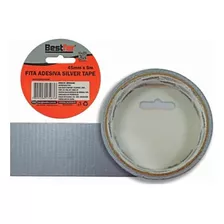 Fita Adesiva Silver Tape 45mm X 5m Super Resistente Cinza