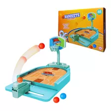 Jogo De Mesa Infantil Basquete Com Lançador De Bolinhas