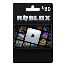 Robux Gift Card Roblox 80 R$ - Envio Imediato