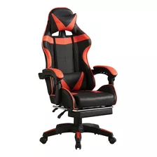 Silla Gamer Gaming Ergonomica Reclinable Roja