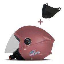 Capacete Aberto New Liberty 3 Elite Viseira Cristal + Fumê