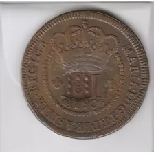 Xl Reis De 1790 Coroa Alta Com Carimbo Escudete