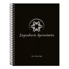 Caderno Universitário Personalizado Profissões Prata 160 F