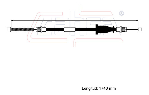 Cable Freno Trasero Izq Para Chrysler Neon R/t 2.0 2005 Foto 2