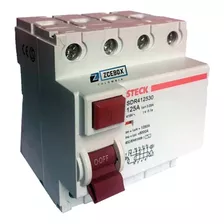 Interruptor Diferencial Breaker 4x125a 30ma 3 Fases + Neutro