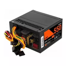 Fuente Atx Gamer Pc Lnz 550w 40a Cooler 80mm Sata 500w +