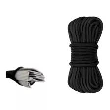 Corda Com Elastico Extensor 5 Mm Com 100 Metros