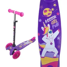 Monopatin Kossok Fun Du 380 Dance Viol/fucsia Color Unicornio Violeta