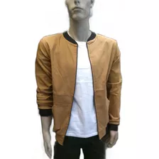 Campera Bomber De Bengalina Elastizada Liviana De Hombre 