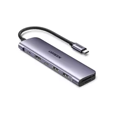 Hub Multipuerto Usb C 7 En 1 Hdmi 4k Usb 3.0 Sd Tf 100w Pd Ugreen