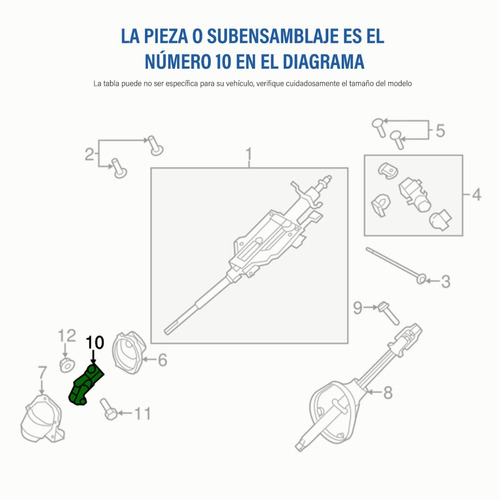 Nudo Cruceta Direccion Cople Volante Para Ford/mazda/mercury Foto 3