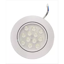 Lampara Led Para Empotrar Dirigible 12w Plafon O Bote 11.5cm Color Luz Calida 3500k