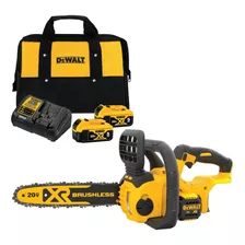 Eletrosserra Dewalt 20v Com 2 Baterias 5ah Carregador Bolsa