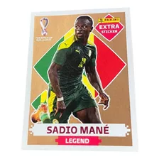 Figurinha Extra Sadio Mané Bronze Copa 2022 Rara Legend