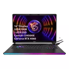 Laptop Msi Intel Core I9-13gn 32gb 1tb Ssd Geforce Rtx 4060 