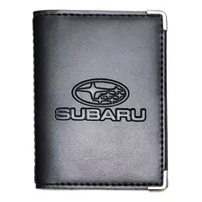 Porta Documentos P Subaru Em Couro Eco 