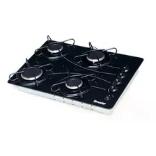 Fogão Cooktop Braslar 4 Bocas Preto Bivolt