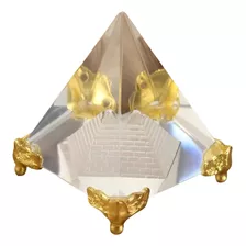Pirâmide Orgonite Duplo Energia Cura Cristal Egípcio Prisma