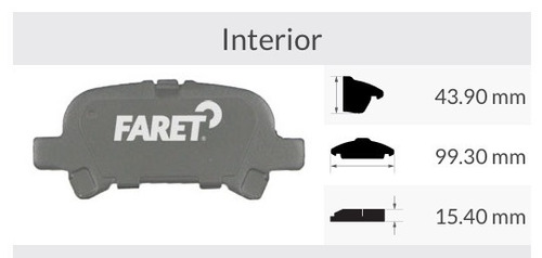 Balata Trasera De Freno Toyota Solara Convertible 05-06 Foto 3