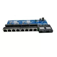 Placa Ethernet Giga Ethernet Switch 1.25 Fibra Óptica Rj45