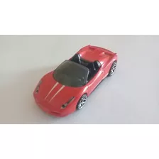 Hot Wheels Ferrari 458 Spider 2012 Rojo