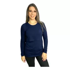 Blusa De Amamentação Manga Longa Kit Com 2