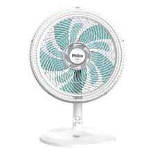 Ventilador De Mesa Turbo Pvt492ba Branco E Azul Philco 220v