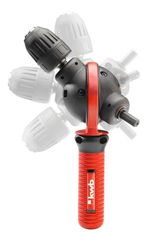 Mandril Cabezal Angular Kwb 360 Grados Autoajustable Para Taladro 10mm Cod. 49298600 Dgm