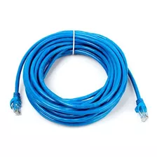 Cable De Red Utp Patch Cord Categoría 6 10 M Azul