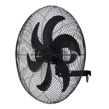 Ventilador De Parede Ventisilva Vpl Preto Com 6 Pás De Plástico, 65 cm De Diâmetro 127 v/220 v