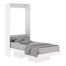 Cama Rebatible De Pared O Repisa - 1 Plaza - 8015 Color Blanco