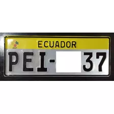 Placas Personalizadas, Vehículos, Etc.