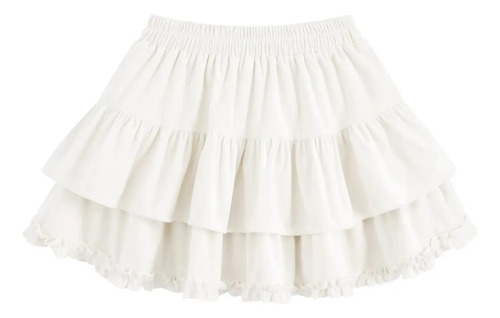 Saia Bebê Fashion Versátil Menina Cor Sólida St