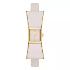 Reloj Kate Spade 1yru0898 Para Mujer Color De La Correa Blanco Color Del Bisel Dorado Color Del Fondo Blanco