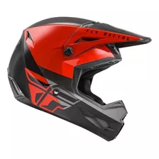 Casco Fly Kinetic Straight Edge Certificación Dot Negro/rojo