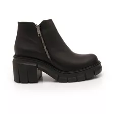 Borcegos Mujer Zapatos Botas Plataforma Cortas Elástico Chic