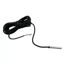 Sensor De Temperatura Preto Ponta Aço Inox Dg Sb19 2,5mt 